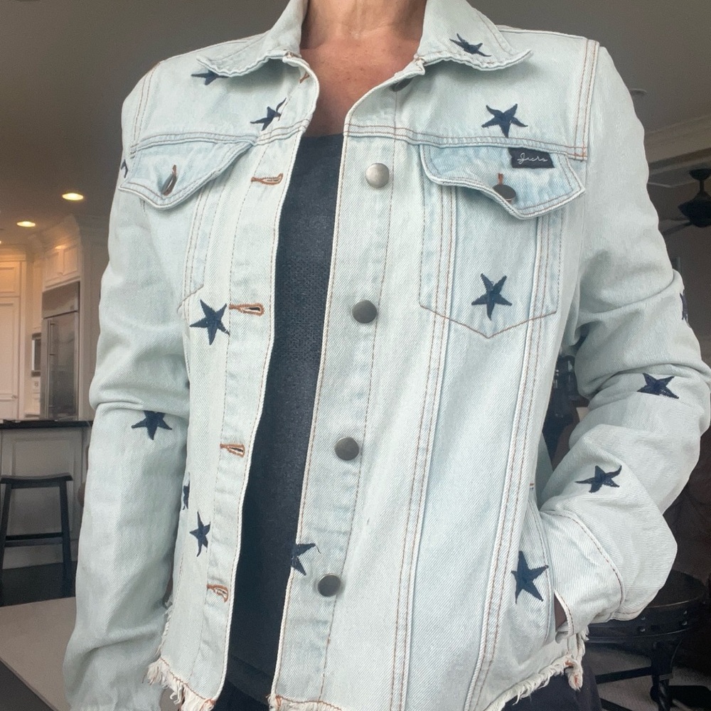 Jacks’s Surfboards Light Denim Star Jacket